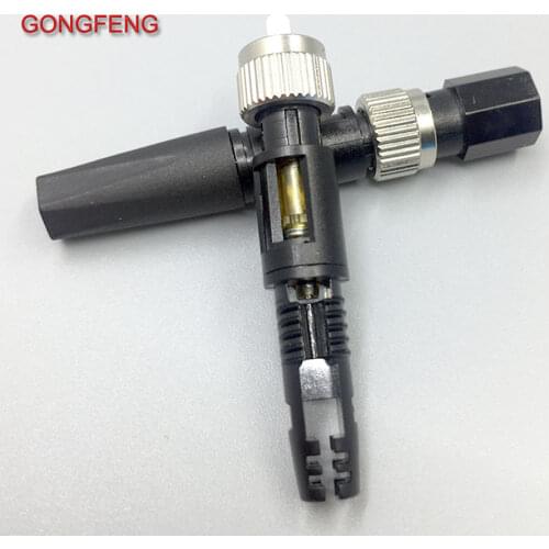 GONGFENG 100pcs New Optic Fiber Connector Telecom Embedded FTTH Flex Cable Cold Fast Connector Sub Fiber FC Quick Connector