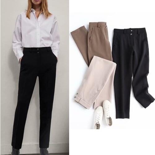 Женские прямые брюки KONDALA China At AliExpress