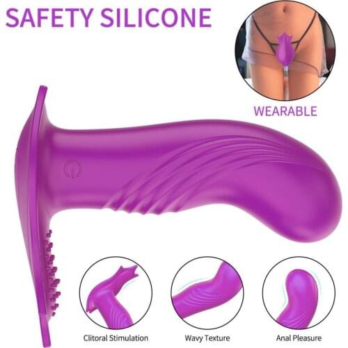 OLO Invisible wear Dildo Wireless Remote Controller Vibrator Sex Toys For Couple Orgasm-Masturbator For Women Panties