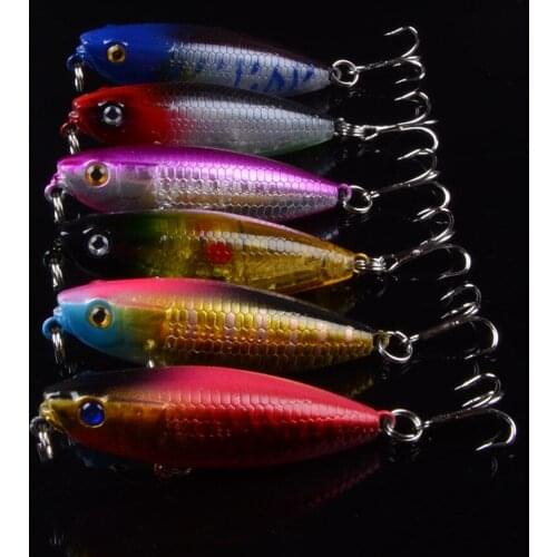 6pcs New Laser VIB Fishing Lures 5.5cm/6.8g Fishing Hard Bait Crankbaits Isca Artificiais Pesca Sea Wobbler Swimming Baits
