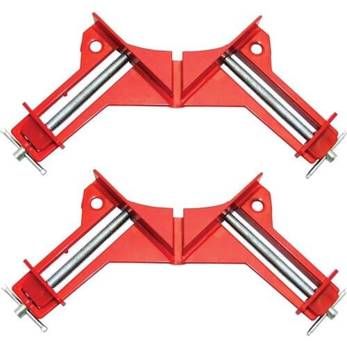 90 degree Right Angle Clamp Picture Frame Corner Clip 100MM Mitre Clamps Corner Holder Woodworking Hand Tools 4 inch