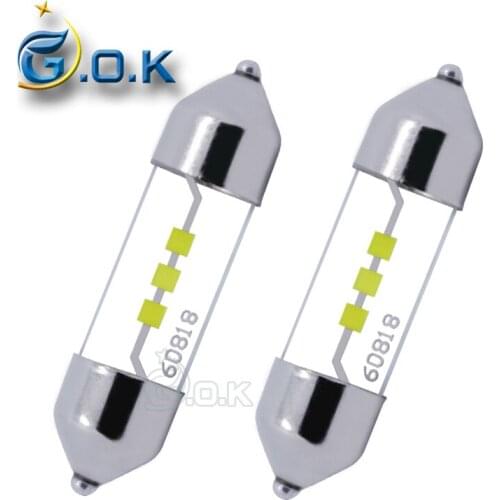 New Hot Sale 2 x220LM festoon 31/36/39/41mm Seoul Led Chips LED Festoon Interior Car led Reading Bulb Map Light White