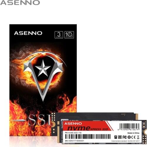 Asenno NVME 1TB SSD M2 PCIE 128GB 256GB 512GB SSD 120GB 240GB 500GB NVME SSD M.2 2280 Internal Solid State Drive Disk