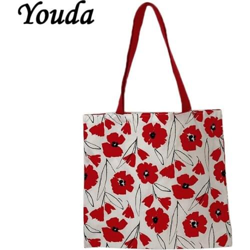 Youda New Fashion Womens Handbags Classic Shopping Bags Vintage Style Ladies Tote Casual Girls Shoulder Bag Cute Female Handbag
