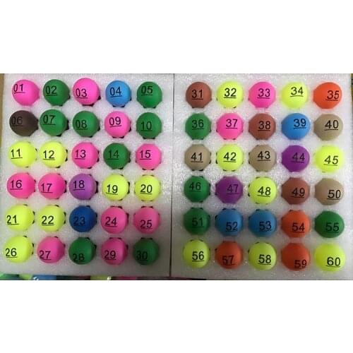 1-200 pcs Lottery ball digital number game ball tender beating ball touch with underline pingpong ball