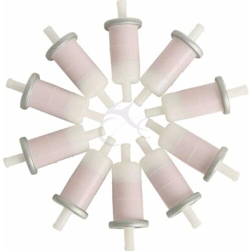 10x Fuel Filter 9mm Fuel Line For Honda Yamaha Kawasaki Arctic Cat Polaris Parts