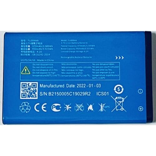3.7V 950mAh TLi009A1 For Alcatel 2053D 2053X 2053 2038X Battery