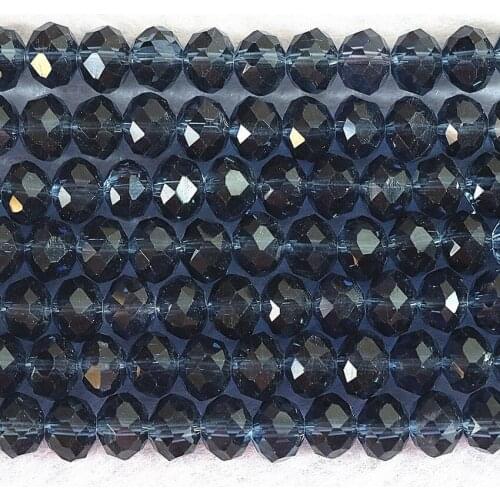 4*6mm multicolor wholesale 98pcs/strand crystal glass loose beads rondelle abacus faceted jewelry making spacers beads B672