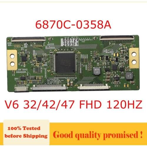 6870C-0358A Original Product 6870C 0358a 6870c0358a T-Con Board Model v6 32/42/47 Inch Full HD 120Hz Original Logic Board 0358A