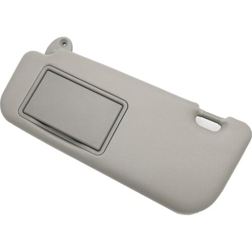 Car Sun Visor With a Make-up Mirror Sun Visor for Toyota Corolla Sunshade Shield Left Driver Side Accessories Gray