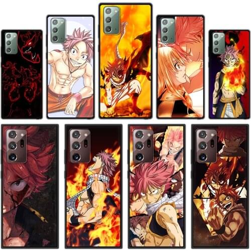 Anime Erza Scarlet Fairy Tail Phone Case for Samsung Galaxy Note 10 Lite 20 Ultra 10 Plus Soft Black Cover For Samsung M31 Shell