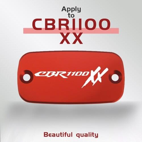 CNC Aluminum Motorcycle Brake Fluid Fuel Reservoir Tank Cover Cap FOR HONDA CBR 1100 XX 1997-2002