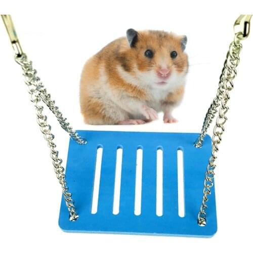 Hamster Swing Toy Small Swing Shake Suspension Toy Hanging Bed Pet Products Cage Eexercise Toys for Guinea Pig Small Animal