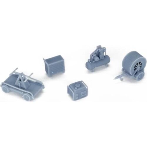 Outland Models Maintenance Equipment Set 1:87 HO Scale Railroad Scenery