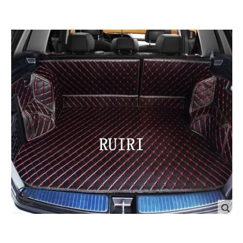 Newly! Special trunk mats for Mercedes Benz GLK 300 2015-2008 waterproof cargo liner boot carpets for GLK300 2014,Free shipping