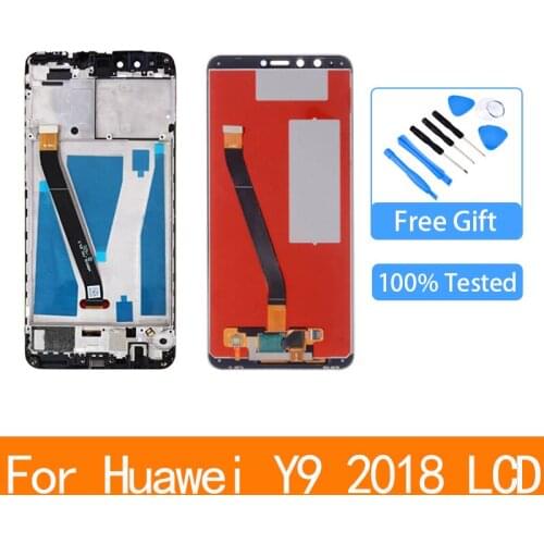 Original 5.93" For Huawei Y9 2018 LCD Display Touch Screen Digitizer Assembly FLA L22 LX2 LX1 LX3 For Enjoy 8 Plus LCD Screen