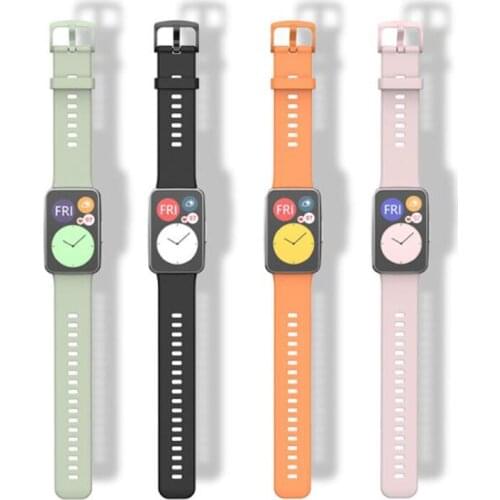 Silicone Strap For Huawei Watch Fit Smart watch Sport Wrist Band Watch band Bracelet For Huawei Watch Fit Smart Wrist band