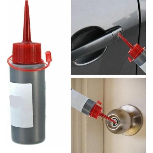 60ml Locksmith Supplies Padlock Graphite Powder Key Cylinder Lock Lubricant Gate locksmith tools for car gate lock hinge