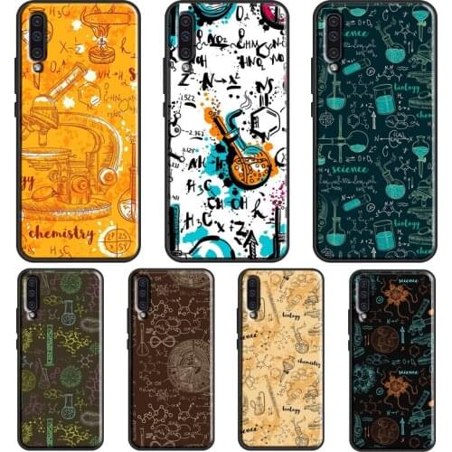 Vintage Seamless Chemistry Laboratory Case For Samsung A32 A52 A72 A12 A42 A20S A30S A40 A50 A70 A21S A11 A31 A41 A51 A71 Cover