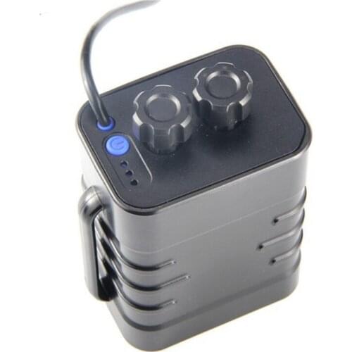 Waterproof DIY 6X 18650 Battery Case Box Cover with 12V DC and USB Power Supply for Bike LED Light Cell Phone Router