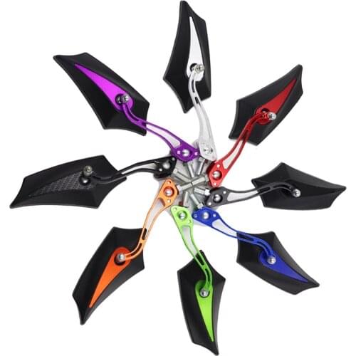 2 Motorcycle Rearview Mirrors, Electric Rearview Mirrors, Motorcycle Accessories, Reflector Aluminum Shell, Cnc Aluminum Rod