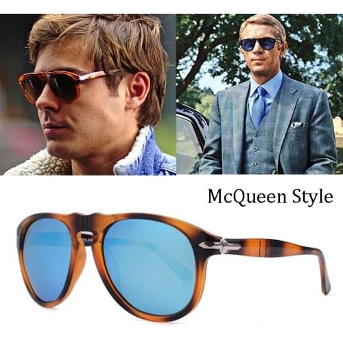 2021 luxury classic retro Steve style mens polarized sunglasses 007 driving brand design sunglasses 649