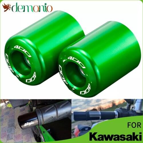 7/8" 22mm Motorcycle CNC Handlebar Gear Balanced Plug Slider Handle Bar End Weights Grips Cap For Kawasaki Z400 Z 400 All year