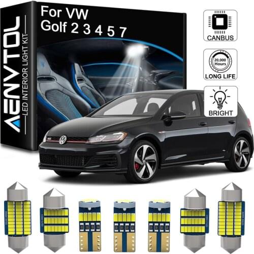 Seker For Volkswagen VW Golf MK2 MK3 MK4 MK5 MK6 MK7 2 3 4 5 6 7 GTI GT LED Interior Map Dome Light Kit Canbus Error Free