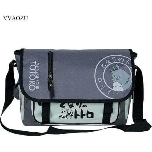Anime Tonari no Totoro Schoolbag My Neighbor Totoro Messenger Bags Sling Pack Students Travel Satchel School Bags