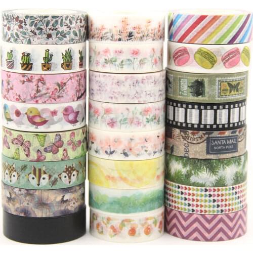 B03-B159 1Pcs Kawaii Cartoon Decoration Tape Paper Washi Masking Tape Creative Scrapbooking Stationary School Supplies