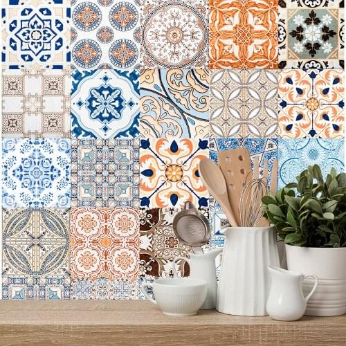 Color Wall Sticker Home Decoration For Living Room Kitchen Toilet Floor TV Background Wall Art Wallpaper Peel & Stick Wall Decor