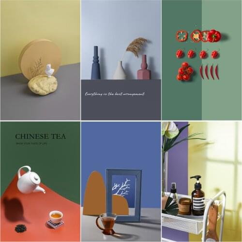 Photography Background Paper Matte PVC Morandi Color Photography Background Cloth Pure Color Ins Photo Background Props