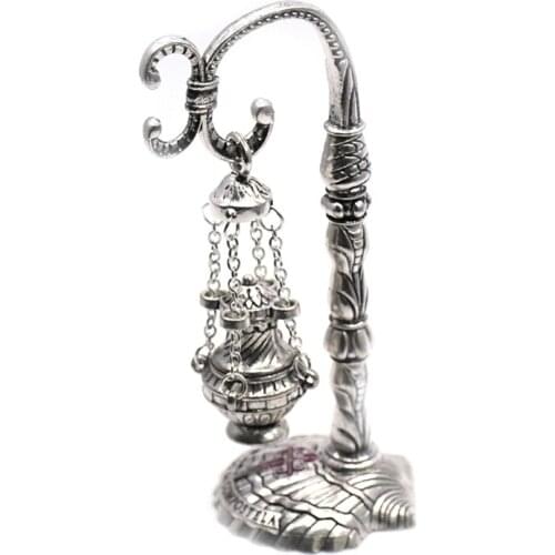 Antique Carved Incense Burner Cross Decoration Church Chapel Ornaments Prayer Religious Home Worship Supplies P15D