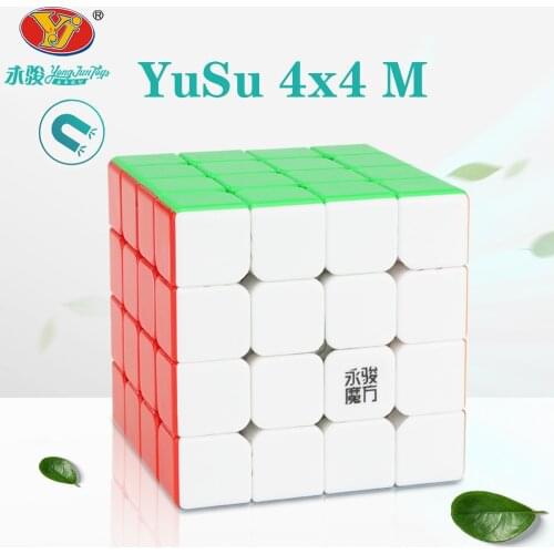 YongJun YuSu M 4x4 Magnetic Cube Educational Gift Toys YJ YuSu M Speed Cube Puzzle 4x4x4 Cubo Magico kids toys for Children