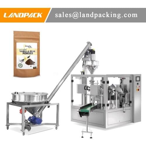 Vanilla Powder Premade Bag Filling And Sealing Machine