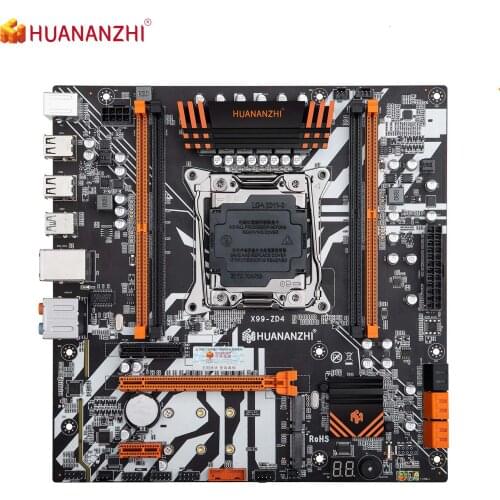 HUANANZHI X99 ZD4 Motherboard Intel LGA 2011-3 All Series DDR4 RECC M.2 PCI-E NVME NGFF M ATX Server Motherboards