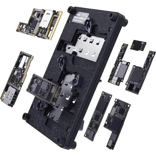 Qianli RD-02 Motherboard Desoldering Platform For IPhone X/XS/11 PRO MAX 6 IN 1 Logic Board IC Chip BGA Repair Fixture Tools