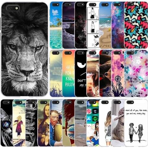 Soft TPU Case For Huawei Y5 2018 Case Silicone Back Phone Cover For Huawei Honor 7A 5.45 Inch / Honor 7s Shells Fundas Bumper