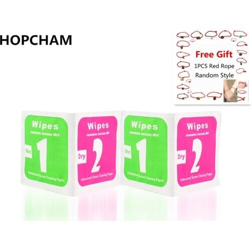 HOPCHAM Camera Lens Phone LCD Screen Dust Removal Tool Dry Wet Cleaning Wipes Paper Set for iphone XS Max X 8plus 8 XR