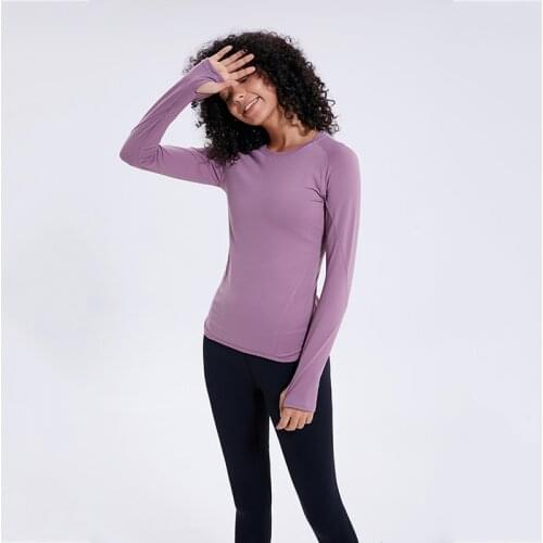 TaoBo New Slim Slimming Lulu Workout Clothes Double-sided Nude Hooded Long-sleeved Sports Long-sleeved Yoga Clothes Yoga Tops