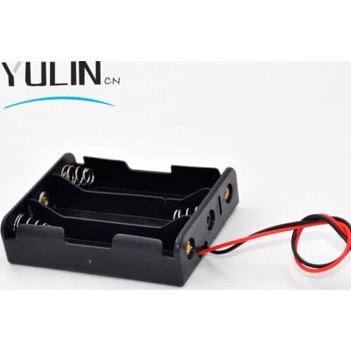 New Plastic 3X18650 Battery Case Holder Storage Box with Wire Leads for 18650 Batteries 3.7V