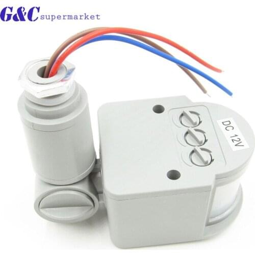 Professional Home DC 12V IR Motion Sensor Light Switch Outdoor Automatic Infrared PIR Motion Sensor Switch With LED Light diy