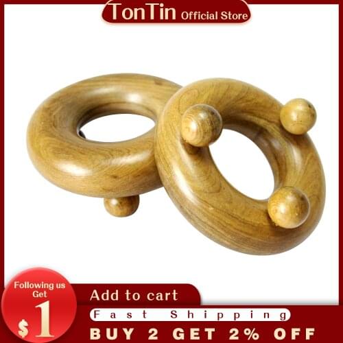 Rosewood & Fragrant wood Massage relax Abdominal Back Healthcare Massager 2pieces in 1 lot