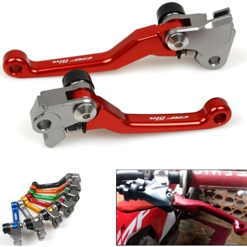 DirtBike Brake Clutch Lever CNC Pivot Motocross for HANDA CRF250R CRF 250R 2007 2008 2009 2010 2011 2012 2013 2014 2015 2016
