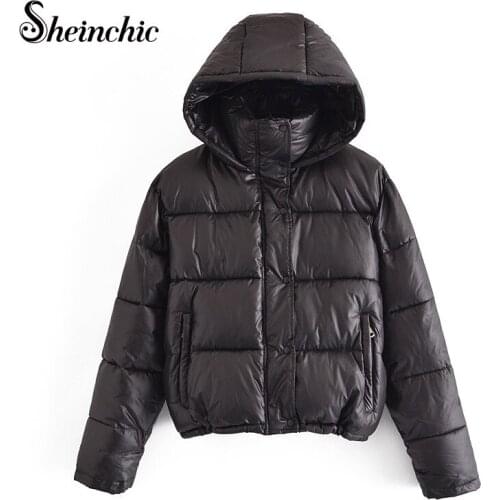 Женские парки с капюшоном Sheinchic China At AliExpress