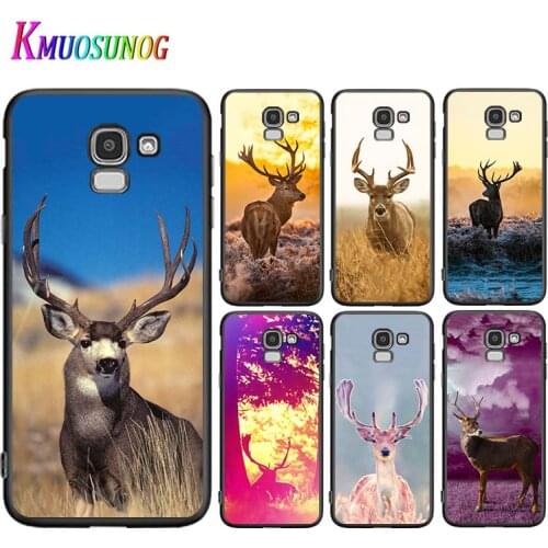 Cute Animal Deer For Samsung Galaxy J2 J3 J4 Core J5 J6 J7 J8 Prime duo Plus 2018 2017 2016 Silicone Phone Case