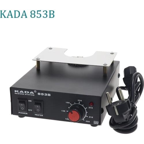 KADA 853 hot air pre-heating station cold and hot air selection can preheat and cool the chip processing BGA and other chip ICs