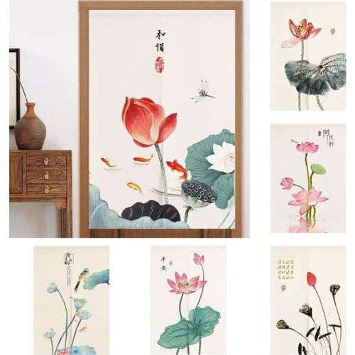 Fabric Partition Curtain Bedroom Half Panel Curtain Kitchen Door Curtain Living Room Home Decor Blackout Curtain