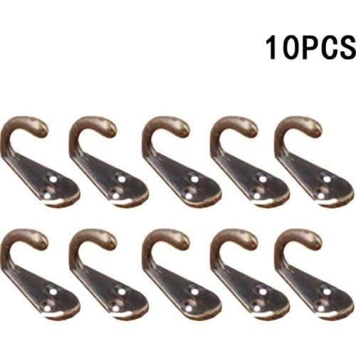 Hat Hanger Rustic Robe Hooks Wall Hanging Coat Rack Cloth Hangers Vintage Bronze Key Bag 10pcs coat hanger wall