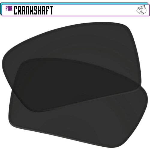 EZReplace Polarized Replacement Lenses for - Oakley Crankshaft Sunglasses - Black